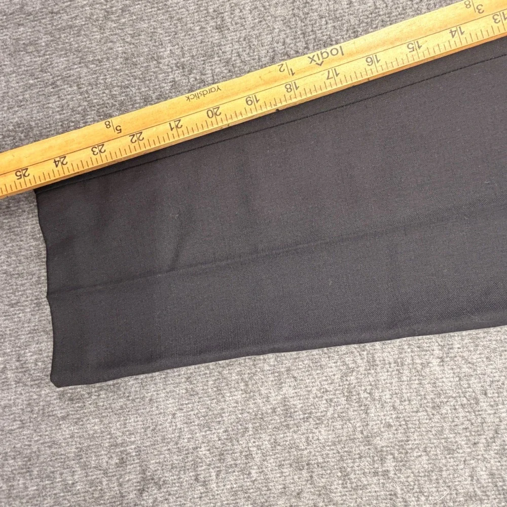 Theory Womens Black Wool Blend Straight Leg Dress‎ Pants Trousers Size 2